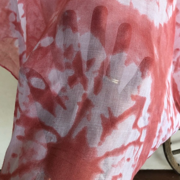 SWIM SUIT KIMONO BEACH COVER-UP alright Weight Corral Tie-Dye NEW! Super Cute! - Picture 8 of 8